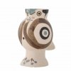 Bloomingville MAHRAB Ceramiczny Wazon do Kwiatów 20,5 cm / Ptak